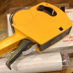 Yellow Price Label Gun